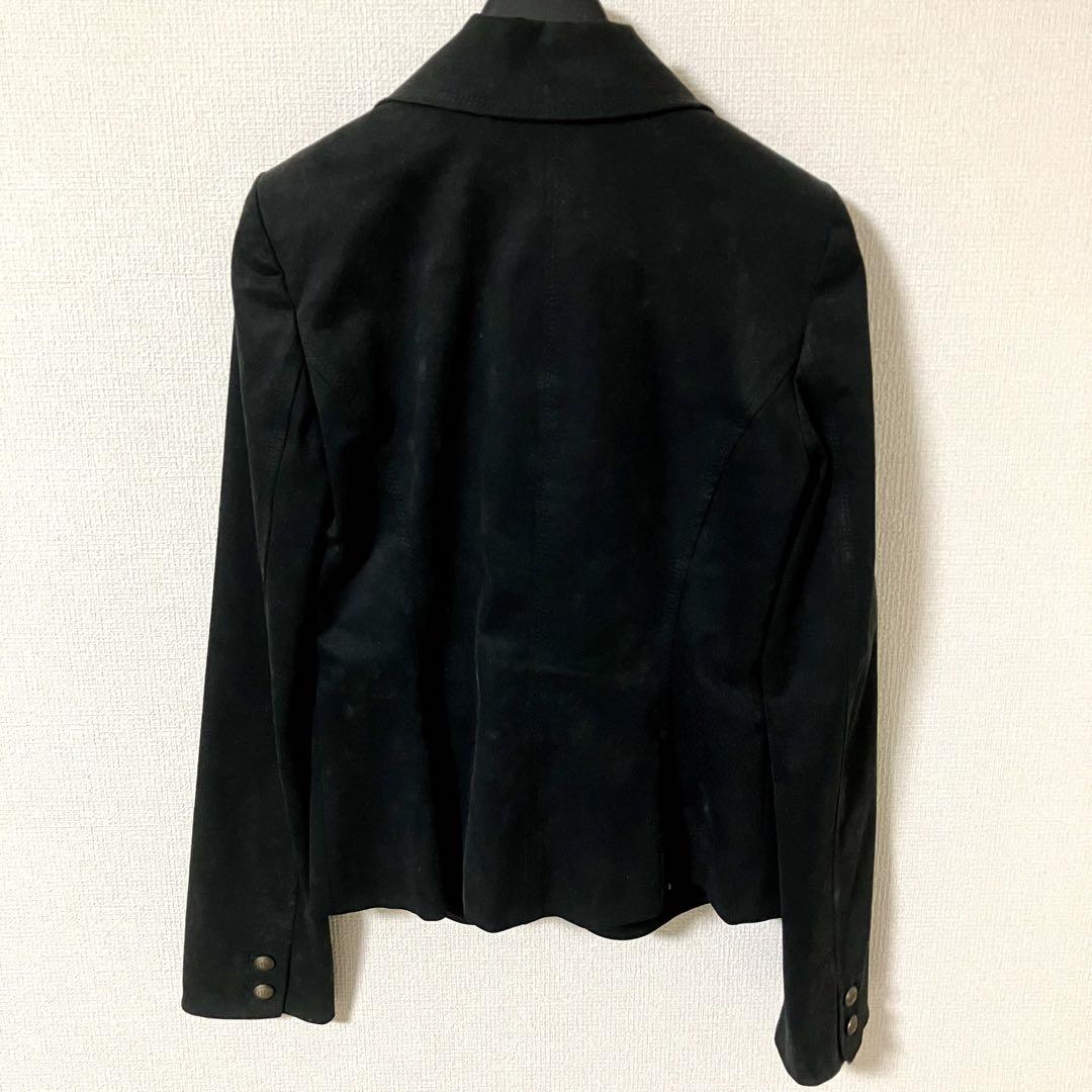 BURBERRY BLUE LABEL ダブルライダースジャケット38 コットン BURBERRY BLUE LABEL ダブルライダースジャケット38 コットン