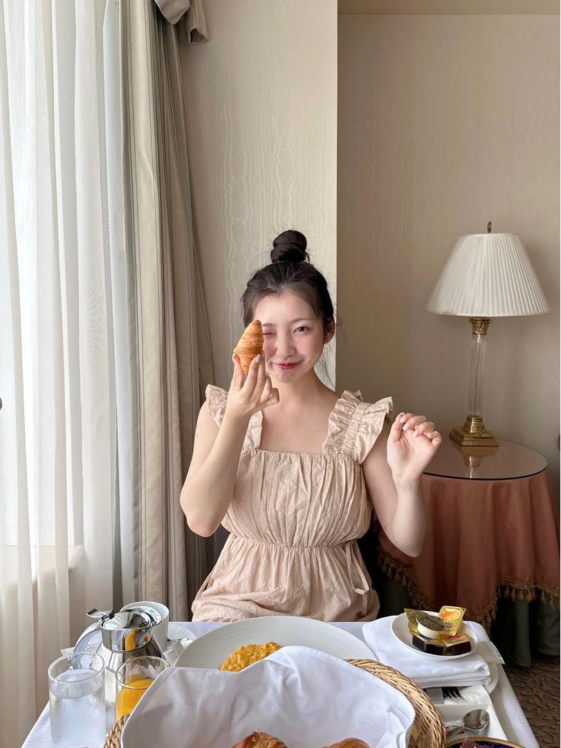 ワンピース muguet cotton ribbon tiered frill op muguet cotton ribbon tiered frill op