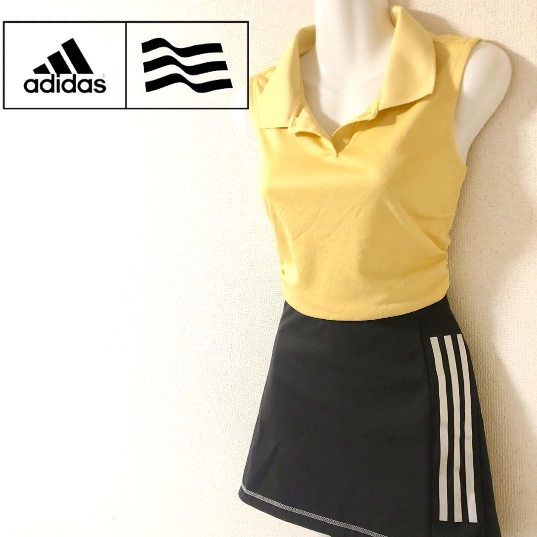 【美品！OTサイズ！リバーシブル！】adidas GOLFセットアップウェア！