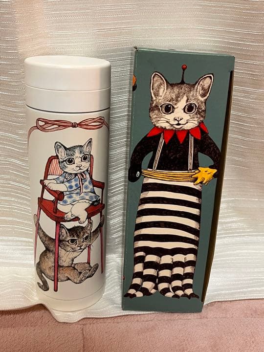 限定販売】 【新品未使用】ヒグチユウコ サーモボトル グリコとボウ