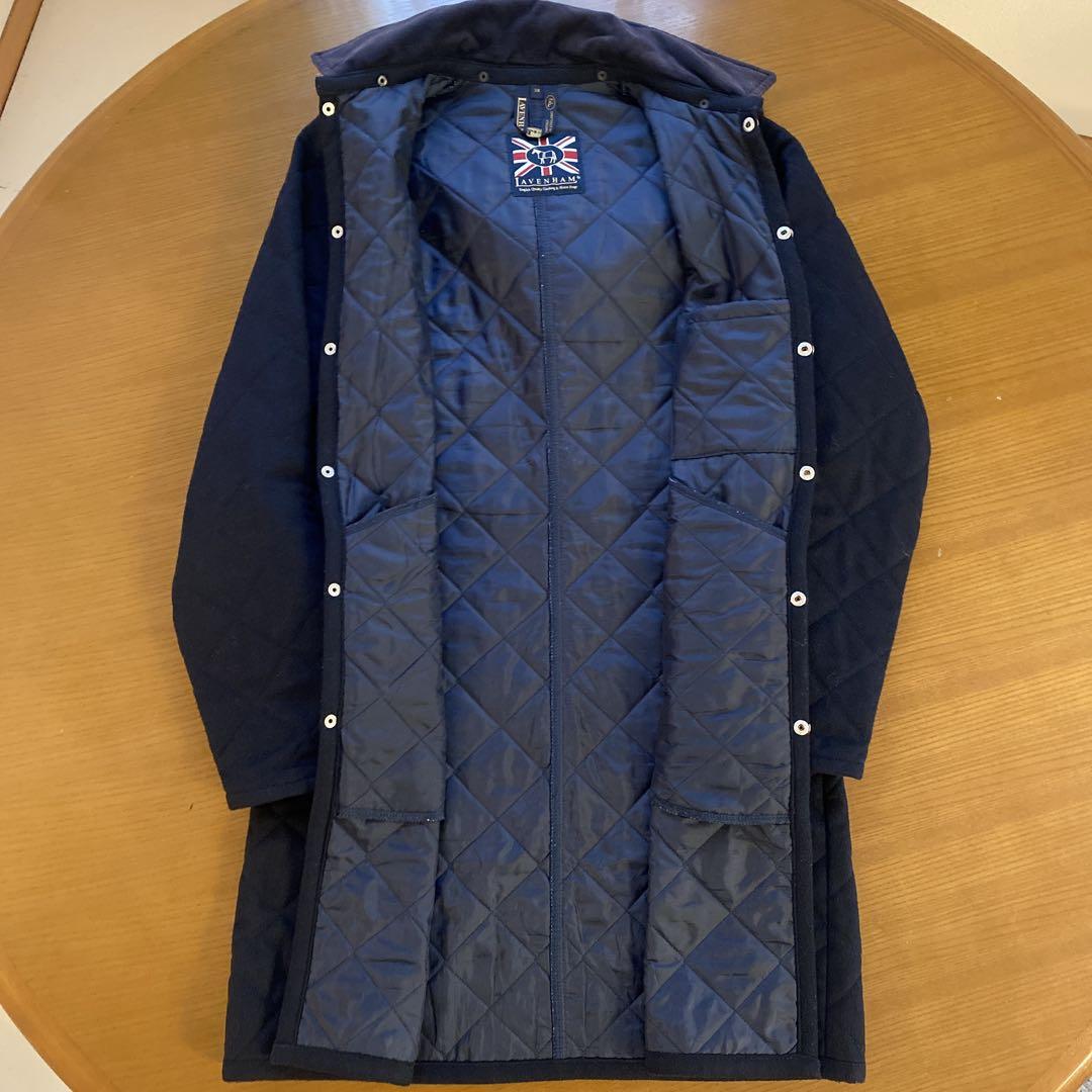 【セール中】LAVENHAM ラベンハム キルティングコート ウール サイズ38