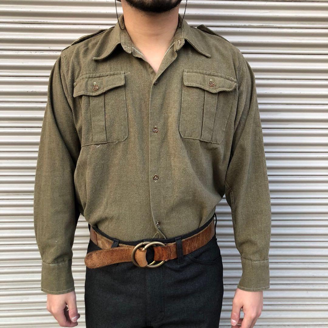 希少 40s Dutch Army オランダ軍 実物 ロング丈 ヴィンテージ