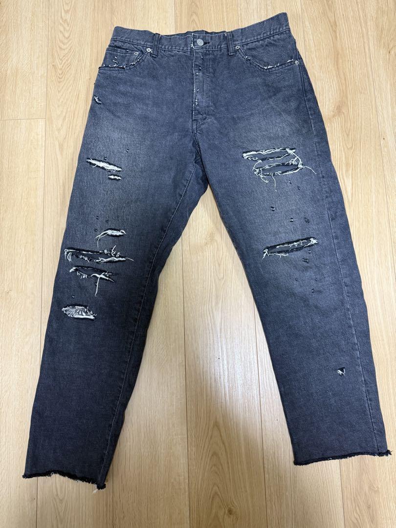 visvim SS JOURNEYMAN PANTS BLK TACKED