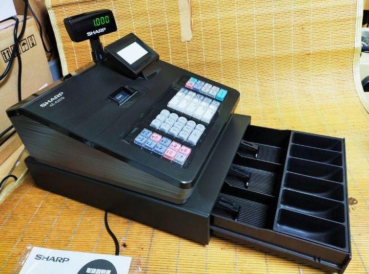 シャープレジスター　XE-A207　PC連携売上管理設定無料　706556