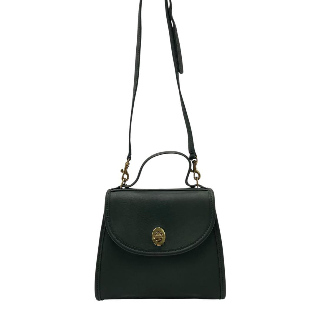 オールドコーチ OLDCOACH ショルダーバッグ ターンロック レジナ 緑