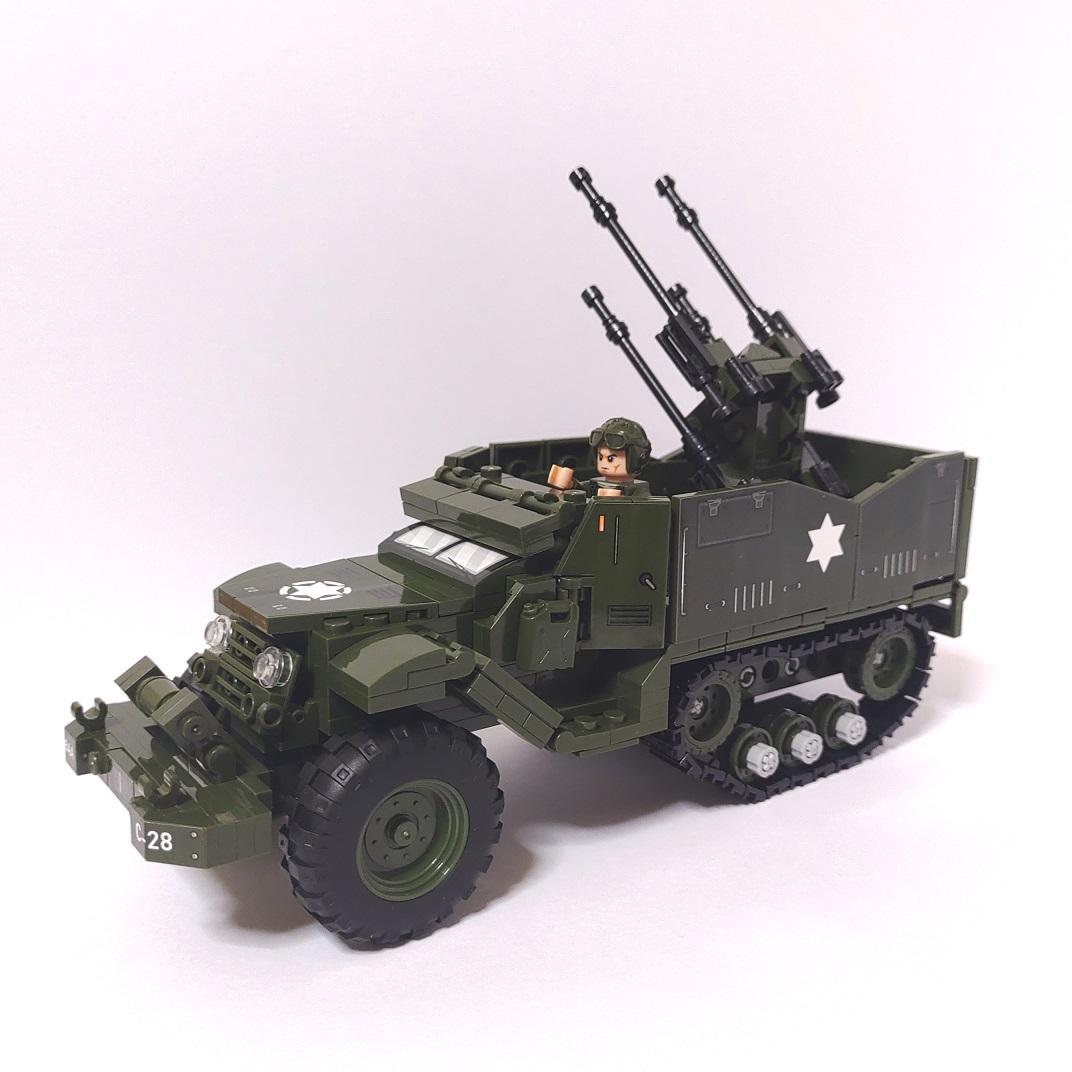 アメリカ軍 M16 MGMC 対空自走砲 レゴ互換 - メルカリ