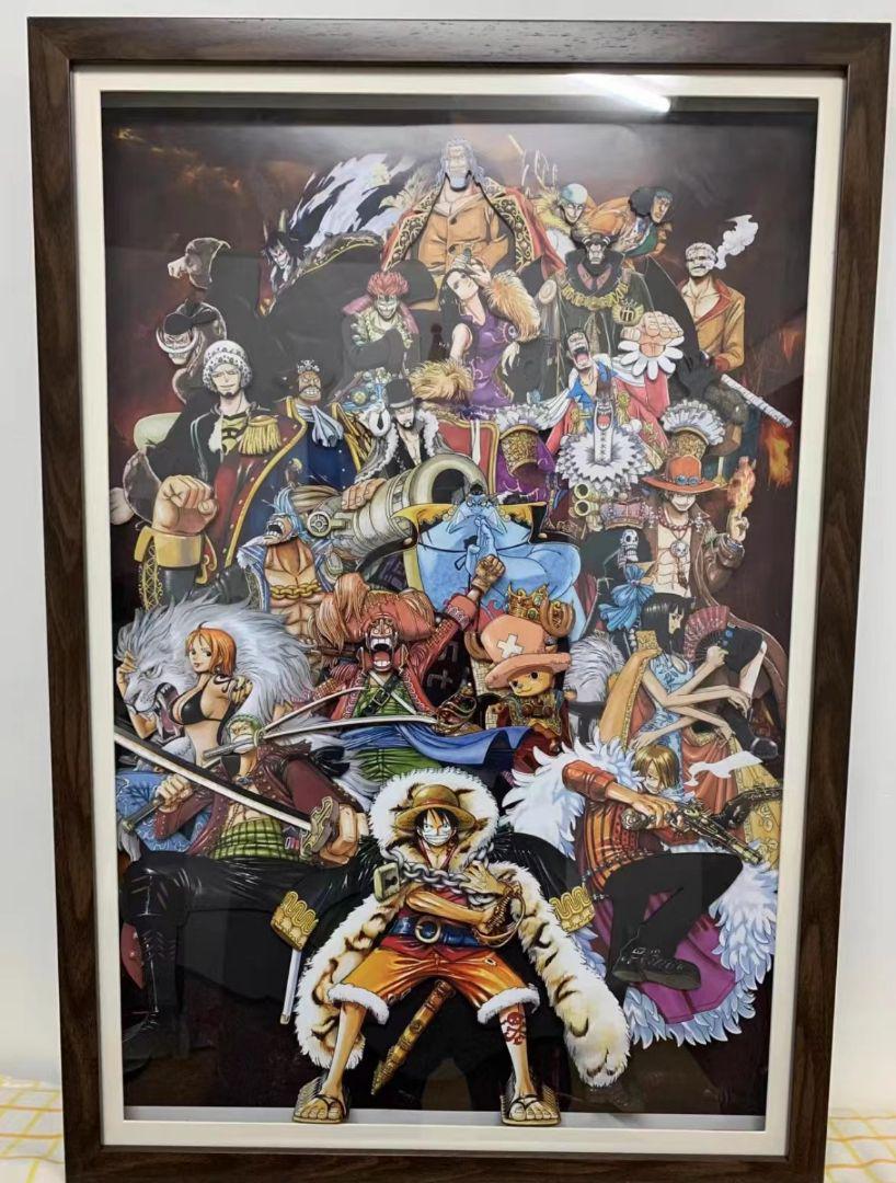 ONE PIECE 立体絵画　絵飾り 壁飾り ３D 立体MM ONE PIECE 立体絵画HH 絵飾り 壁飾り 3D 立体 - メルカリ