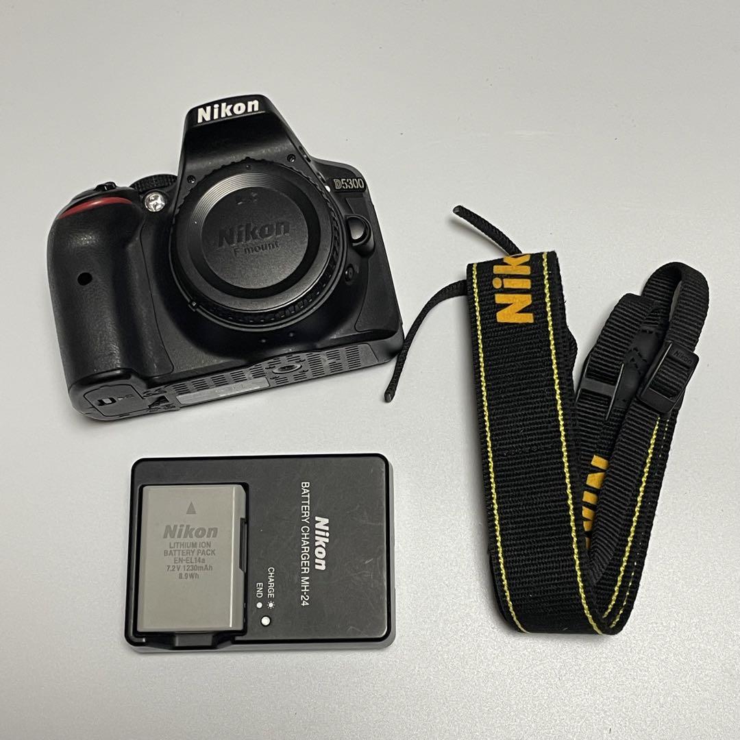 Nikon D5300 DSLR Camera Body, Black {24.2MP} at KEH Camera