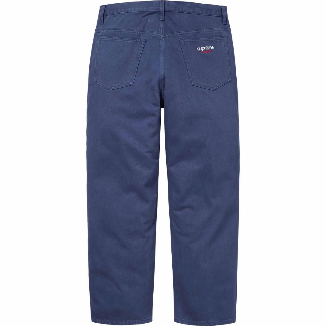 Supreme 24ss Baggy Jean navy 32インチ