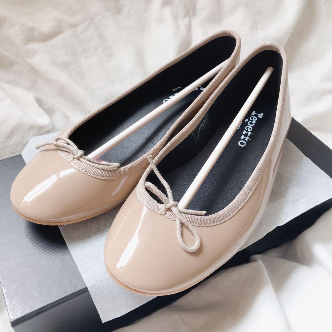 新品未使用　repetto バレーシューズ　ピンクゴールド　37