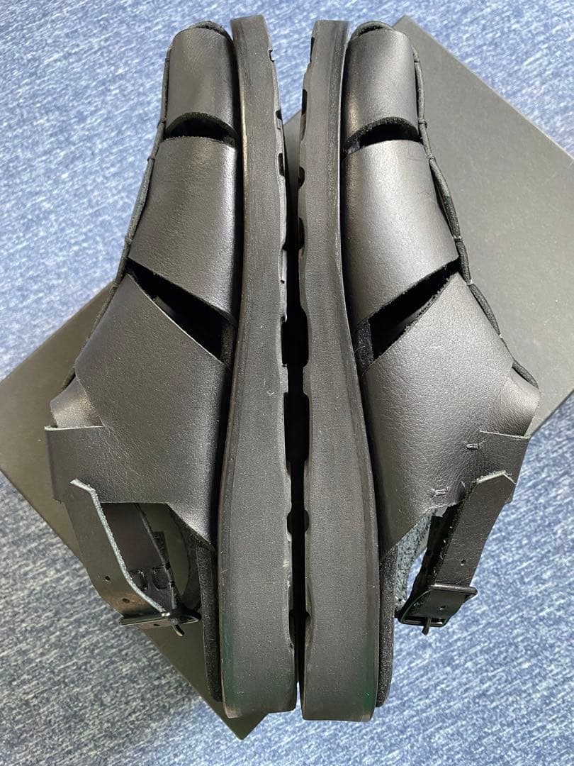 ☆最安値に挑戦 Semoh Leather Sandals グルカレザーサンダル 黒