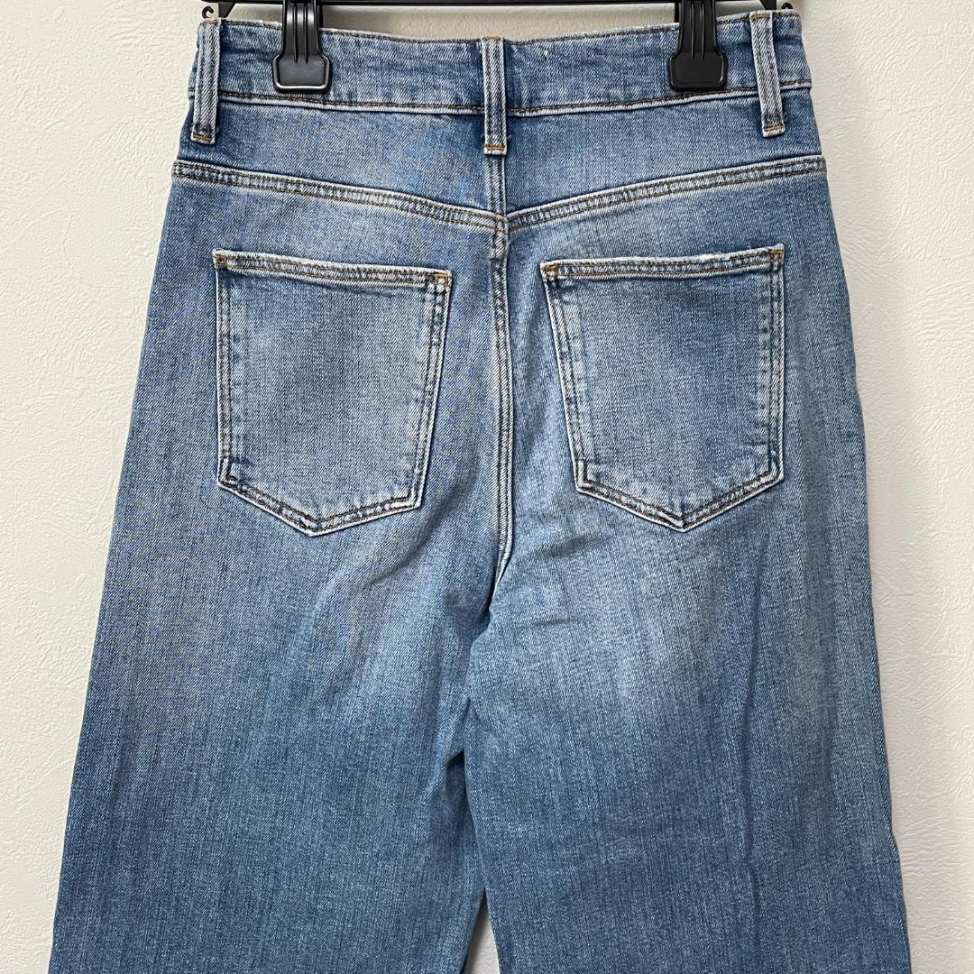 ZARA新品ワイドストレートデニム36 - メルカリ