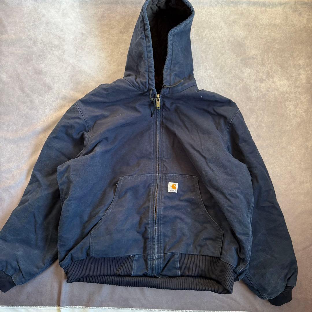 90s カーハート アクティブジャケット USA製 ネイビー XL