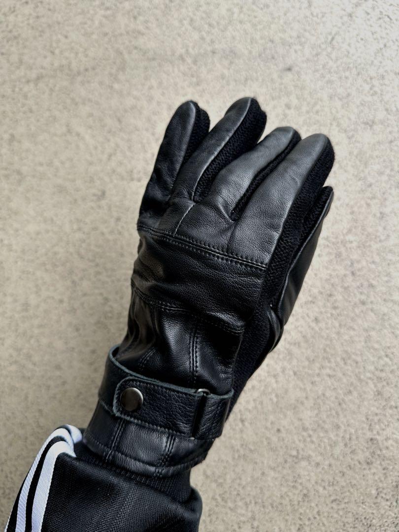 小物 mode design leather glove