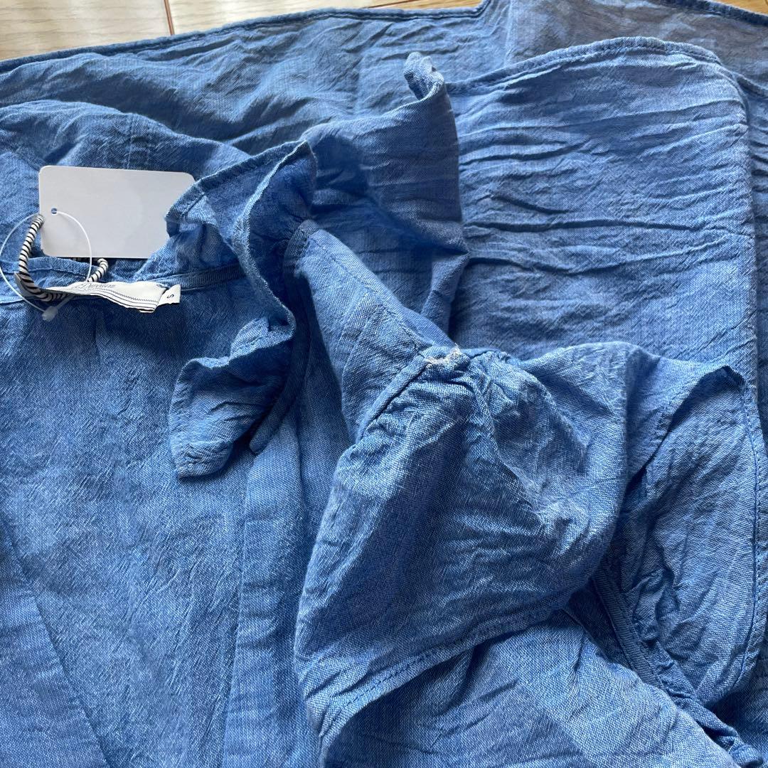 フリル袖マキシワンピースS Demi-Luxe