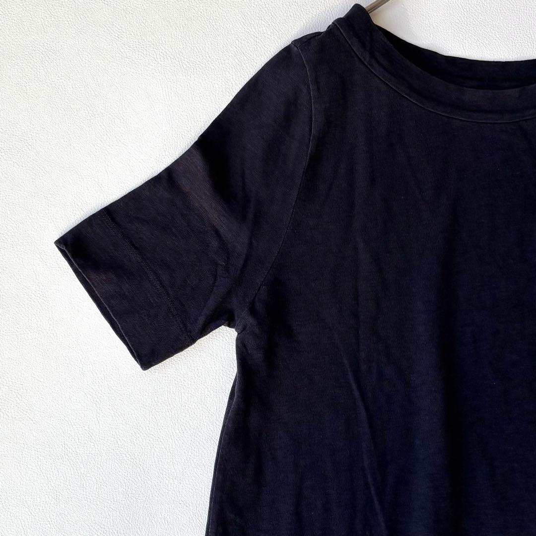 45R ロングTシャツワンピース 半袖 R刺繍 コットン100 - メルカリ