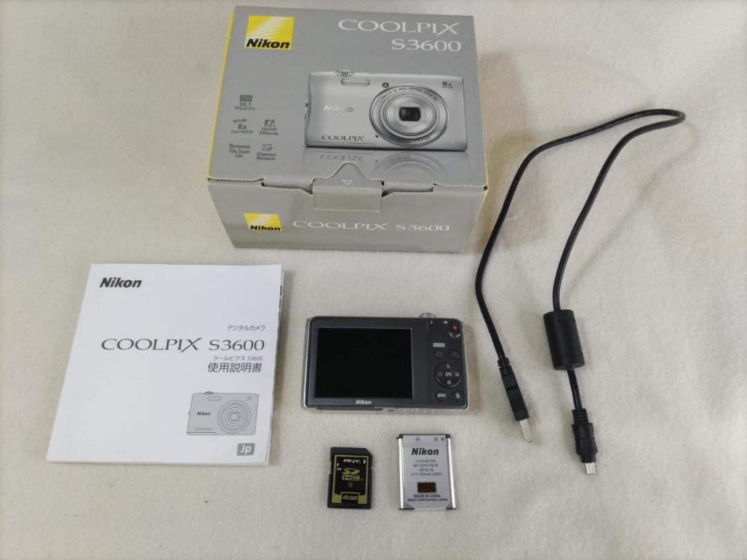 美品！COOLPIX　S3600ｘ1台　【おまけ】JX500ｘ1台