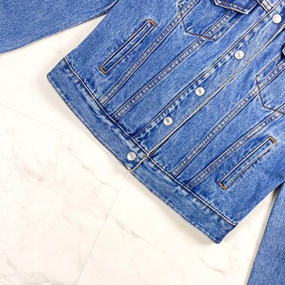Levi's ハーレーダビッドソン デニムジャケット ブルー M*BD1236