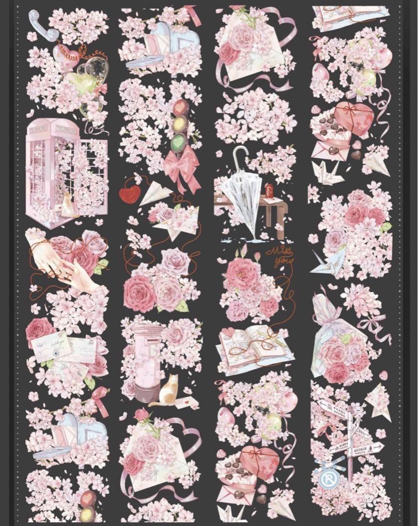 Ｋ&Ｋ(*Ü*)❤️即購入＆匿名発送OK様☆海外マステ 巻き売り 中古 装飾マステ