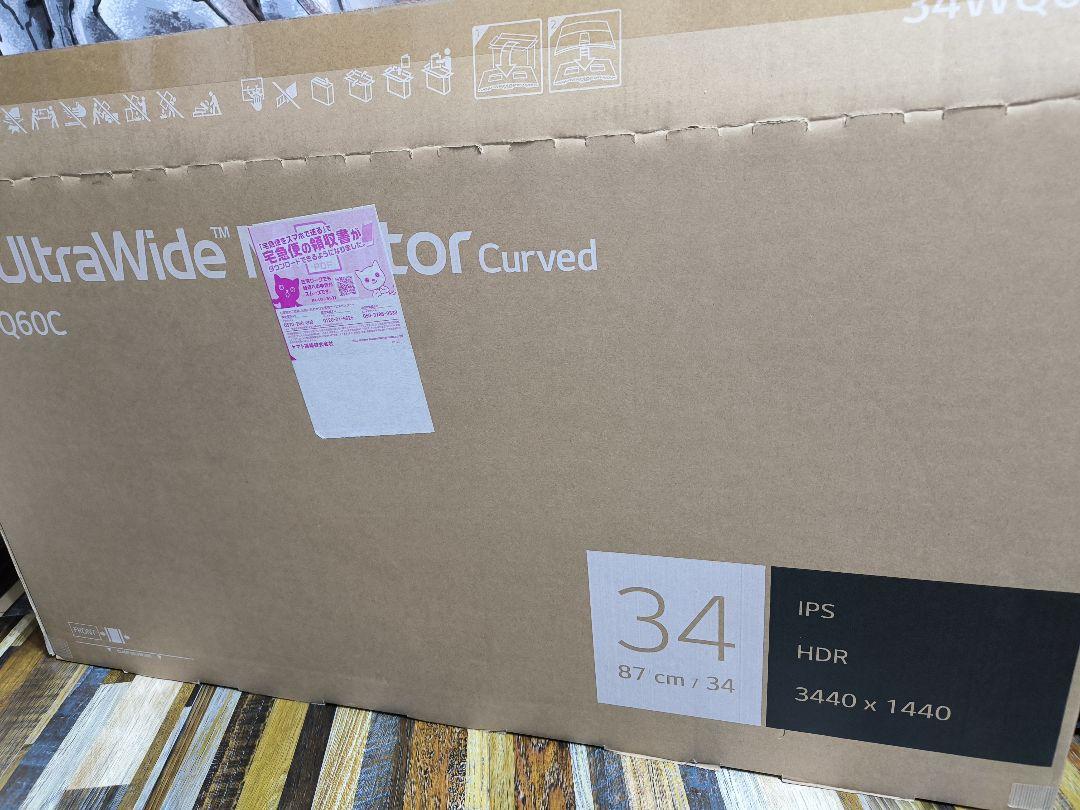 ディスプレイ・モニター本体 LG UlutraWide 34WQ60C