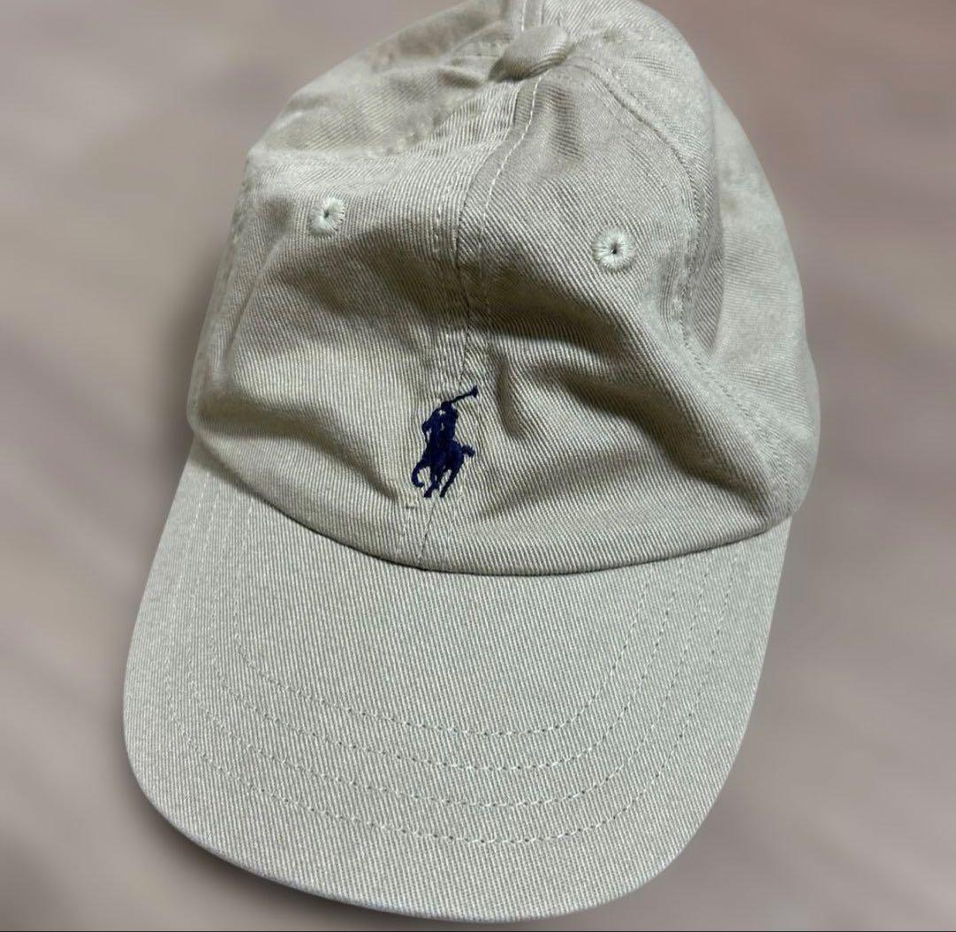Ralph Lauren ベージュキャップ 48cm - メルカリ