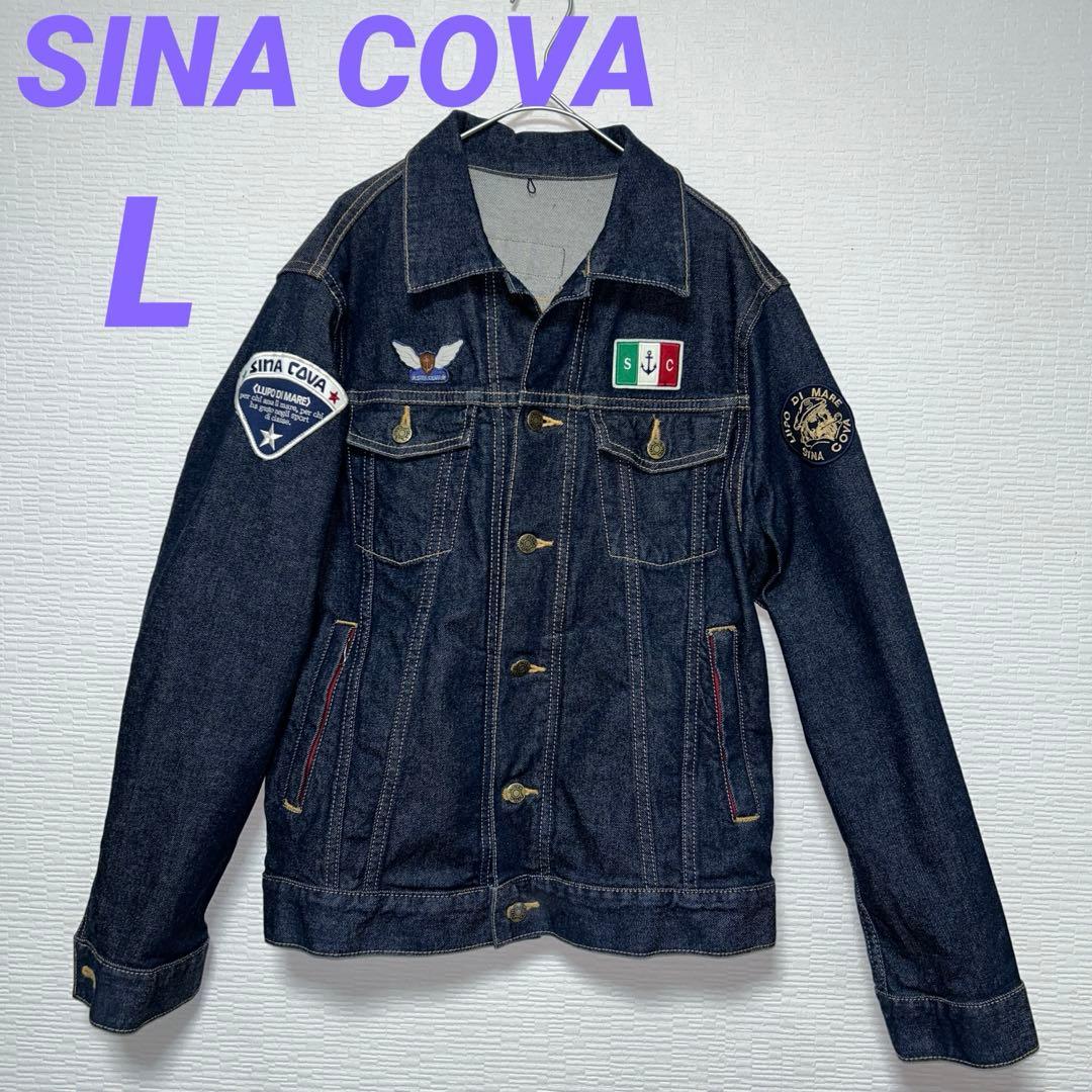 美品 シナコバ デニムジャケット サイズ L 日本製 SINA COVA