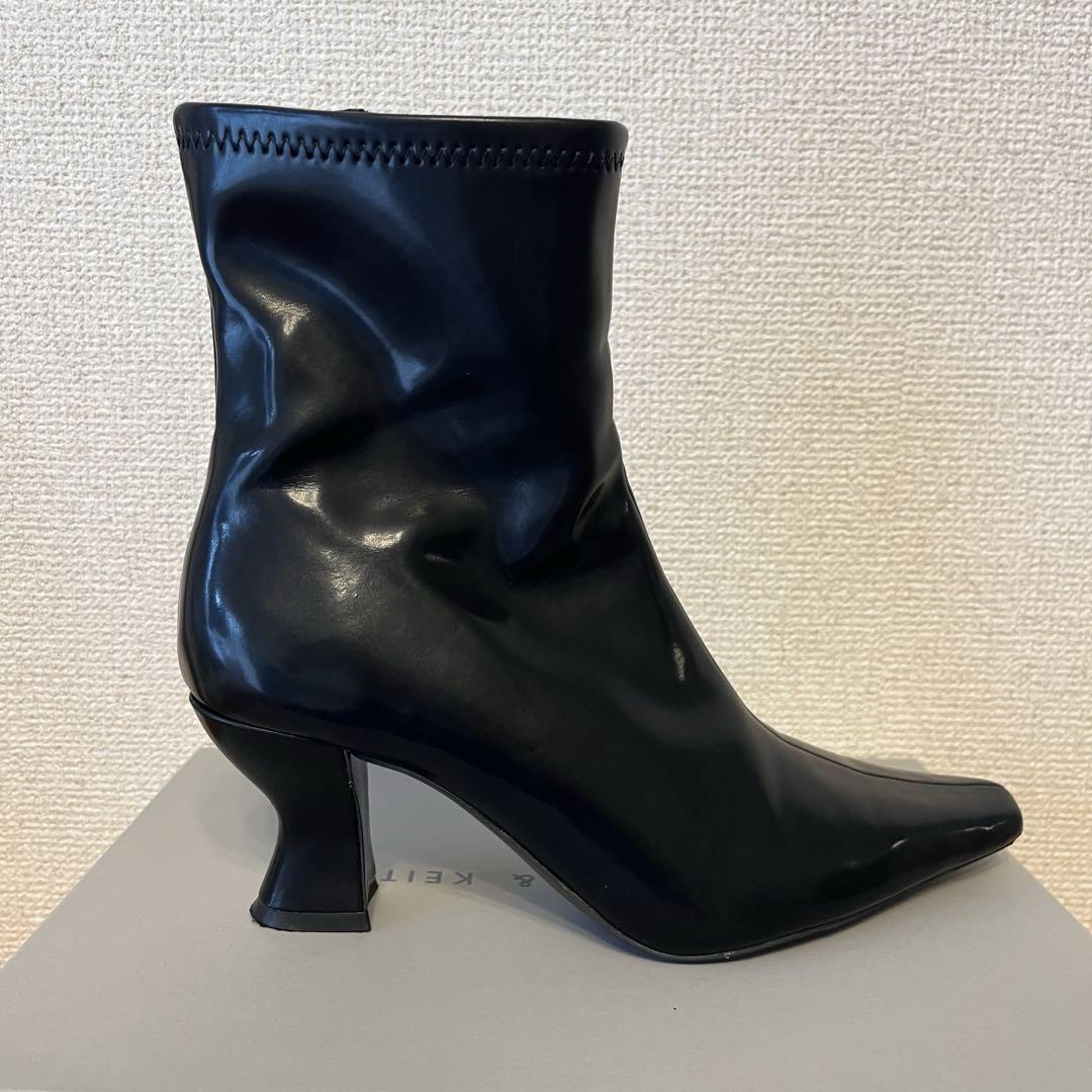 JEANASIS(el) ショートブーツ ブラック Mサイズ 23-23.5cm JEANASIS(el) ショートブーツ ブラック Mサイズ 23-23.5cm