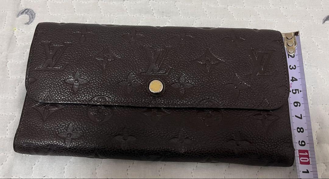 【美品】★定価14万円★ルイヴィトン アンプラント ジッピーウォレット ブラウン