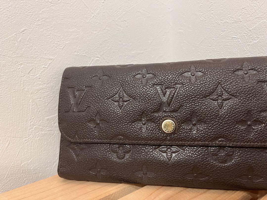 【美品】★定価14万円★ルイヴィトン アンプラント ジッピーウォレット ブラウン