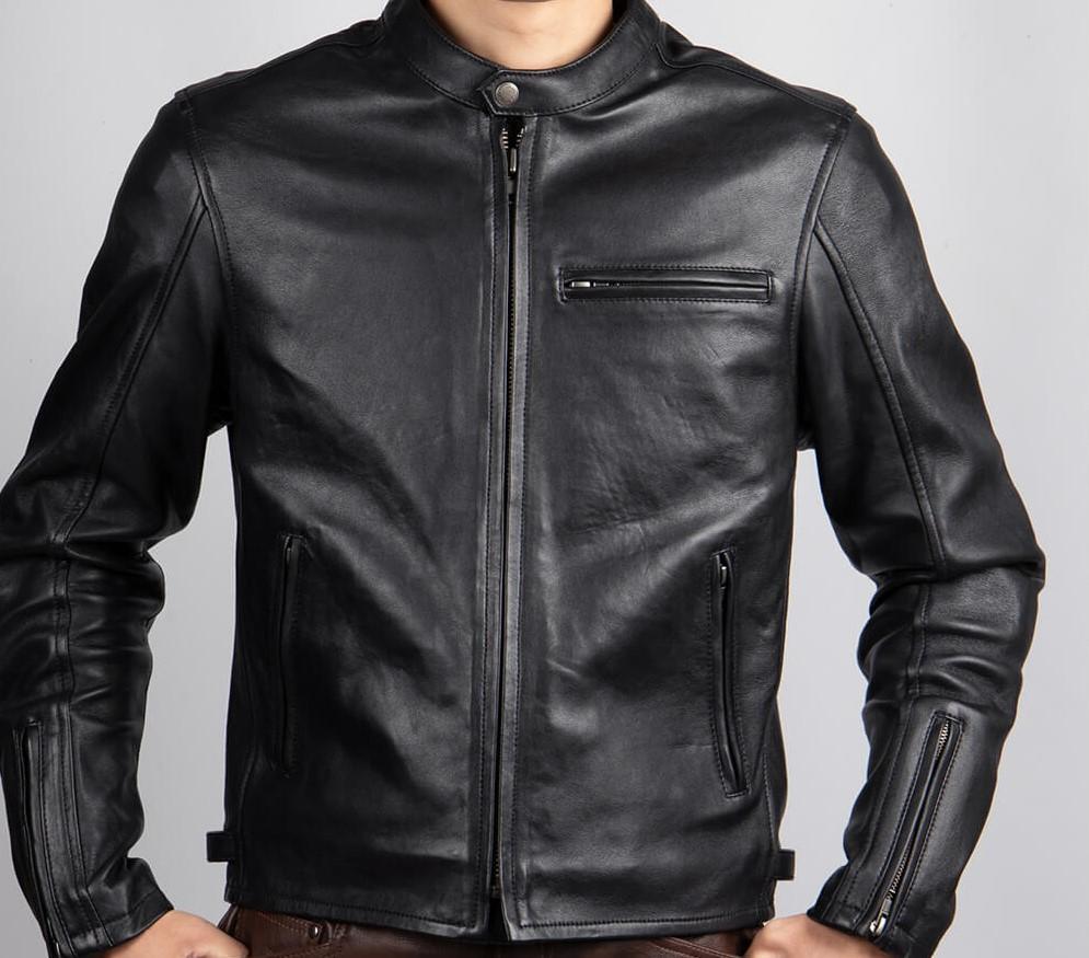 【未使用品】デグナー 本革　レザージャケット　XL　黒　シングルライダース
