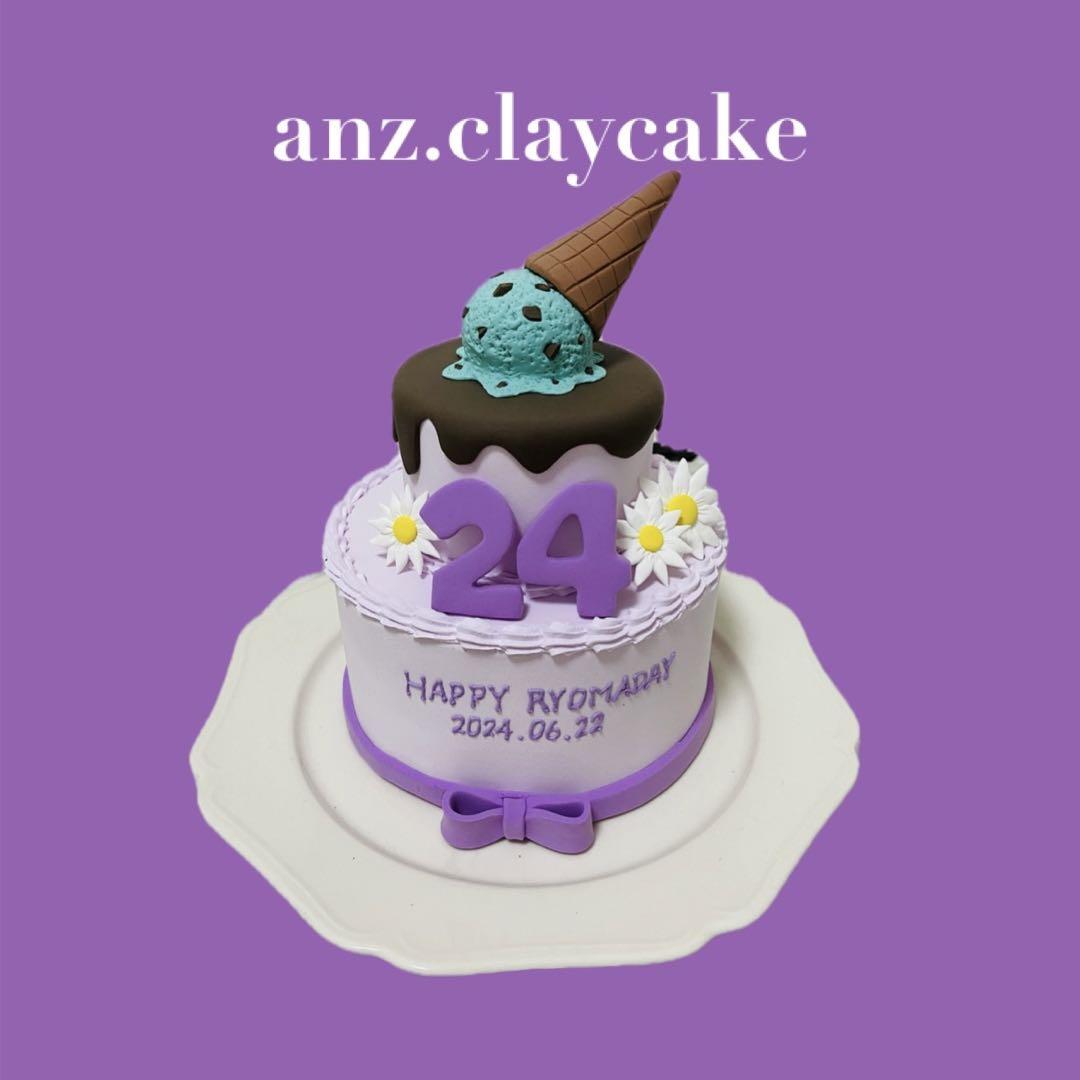 クレイケーキ フルオーダー受付中 推しケーキ マタニティ 生誕祭