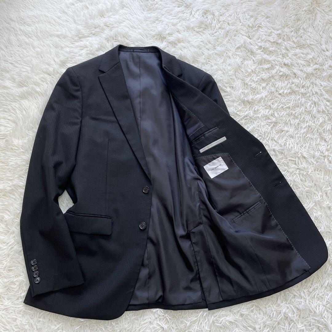 極美品【タケオキクチ】ザショップティーケー　フォーマルスーツ　Lブラック