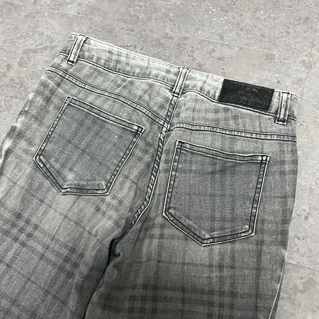 00s archive BURBERRY flare denim ノバチェック