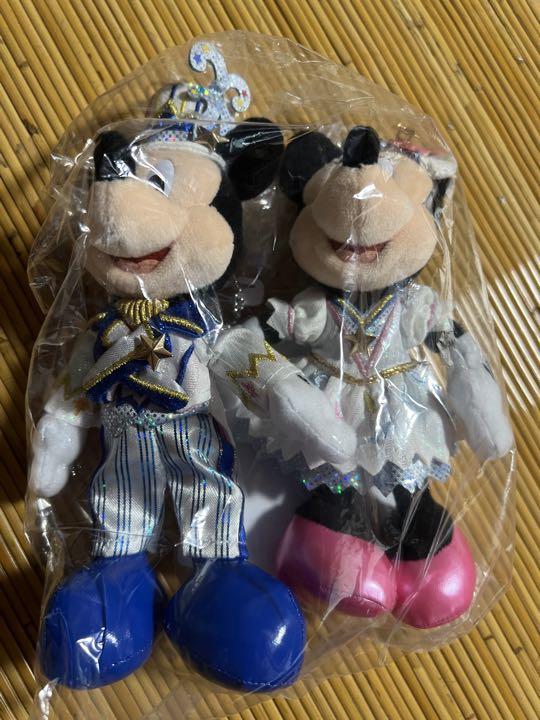 ミッキーミニーぬいぐるみバッジセット 東京ディズニーシー周年限定グッズ オンラインショップ
