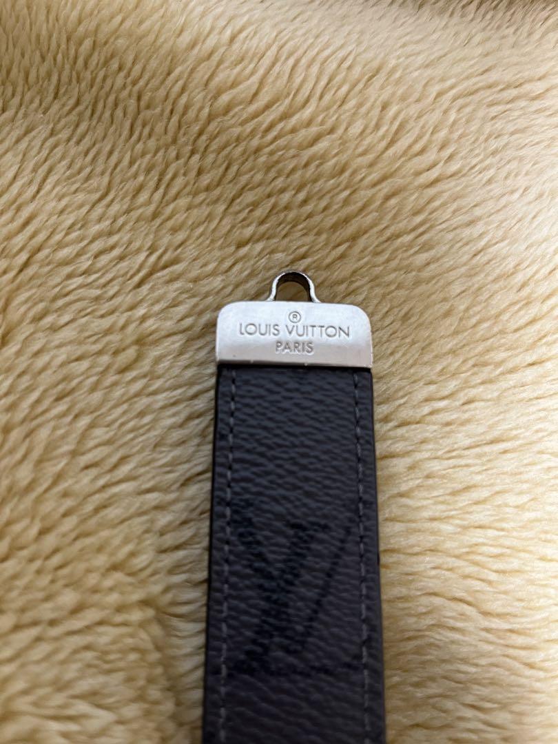 LOUIS VUITTON キーリング ブラック レザー