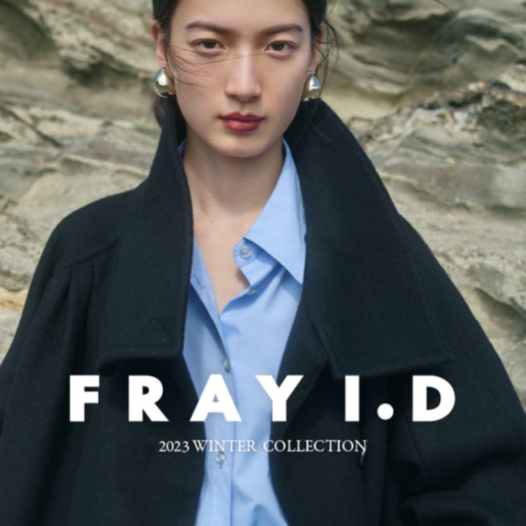 11,576円引！超絶レア新品★ウールカシミアフレアワンピース灰FRAY I.D