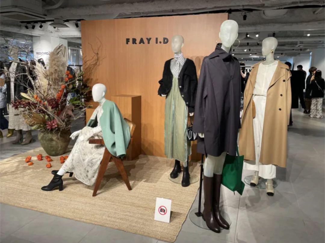 11,576円引！超絶レア新品★ウールカシミアフレアワンピース灰FRAY I.D