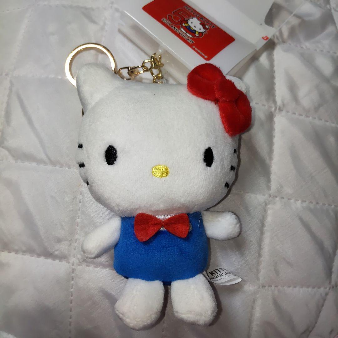キティ50周年 しまむら かわいい ぬいぐるみ マスコット 限定