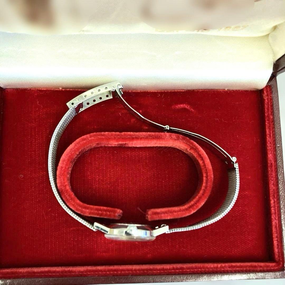 【H】LONGINES ロンジン 手巻き 腕時計　シルバー　レディース