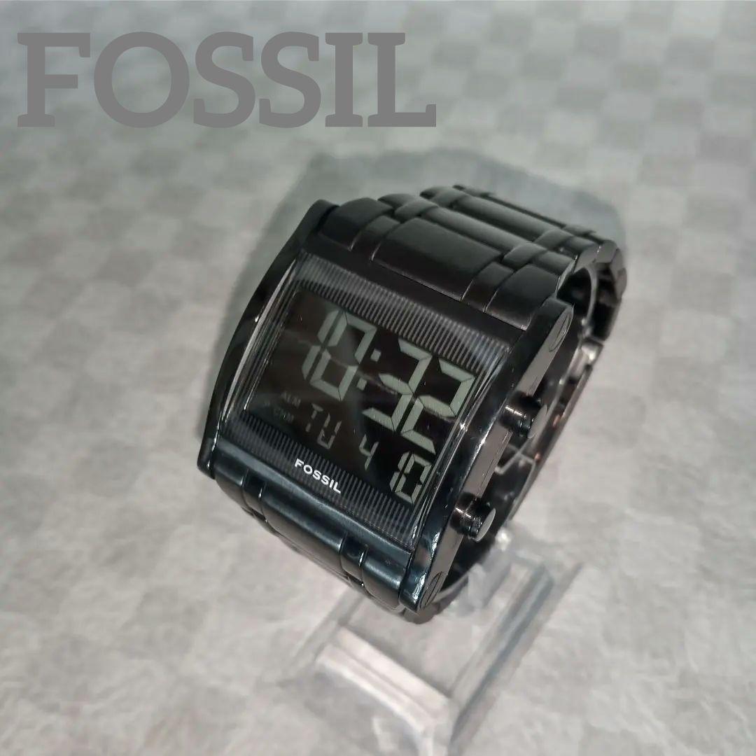 FOSSILフォッシル ARKITEKT FS-4154 動作品 ブラック