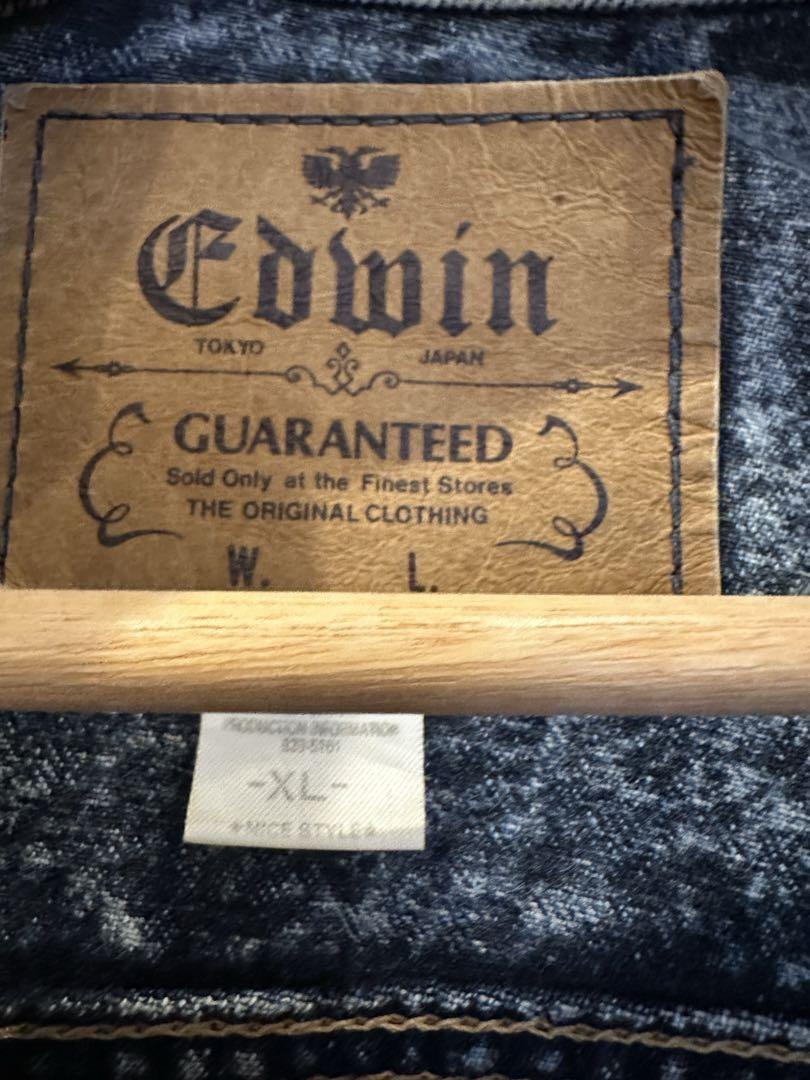 Edwin デニムジャケット XL ライトブルー
