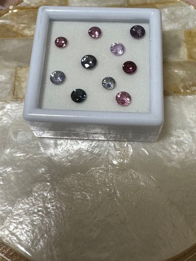 天然スピネルラウンドカット 10個セット 天然スピネルラウンドカット 10個セット