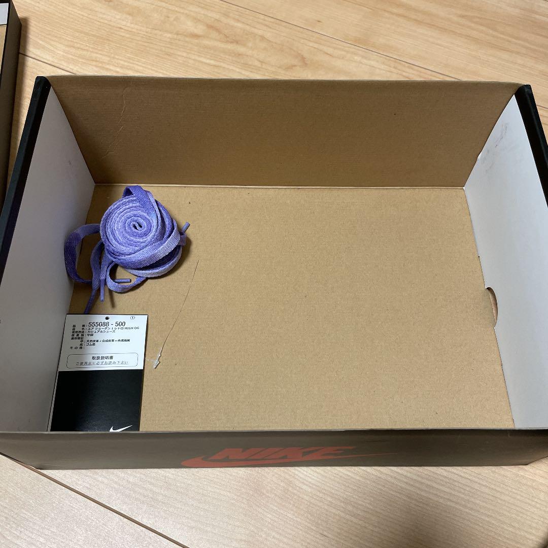 ました㈤ NIKE コートパープル 27cm ptzlo-m33929286499 エアジョーダン1 high ≲ました