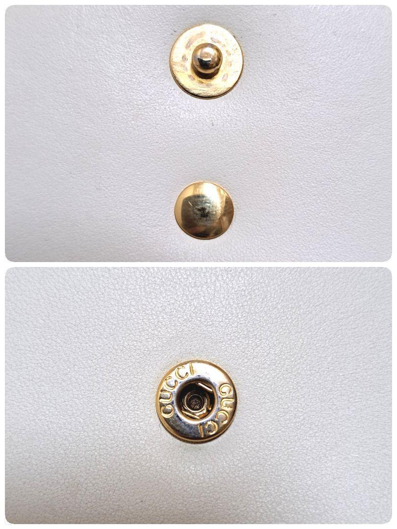 GUCCI グッチ 長財布 レザー長財布 折り財布 シェリーライン 金具ベルト 画像14
