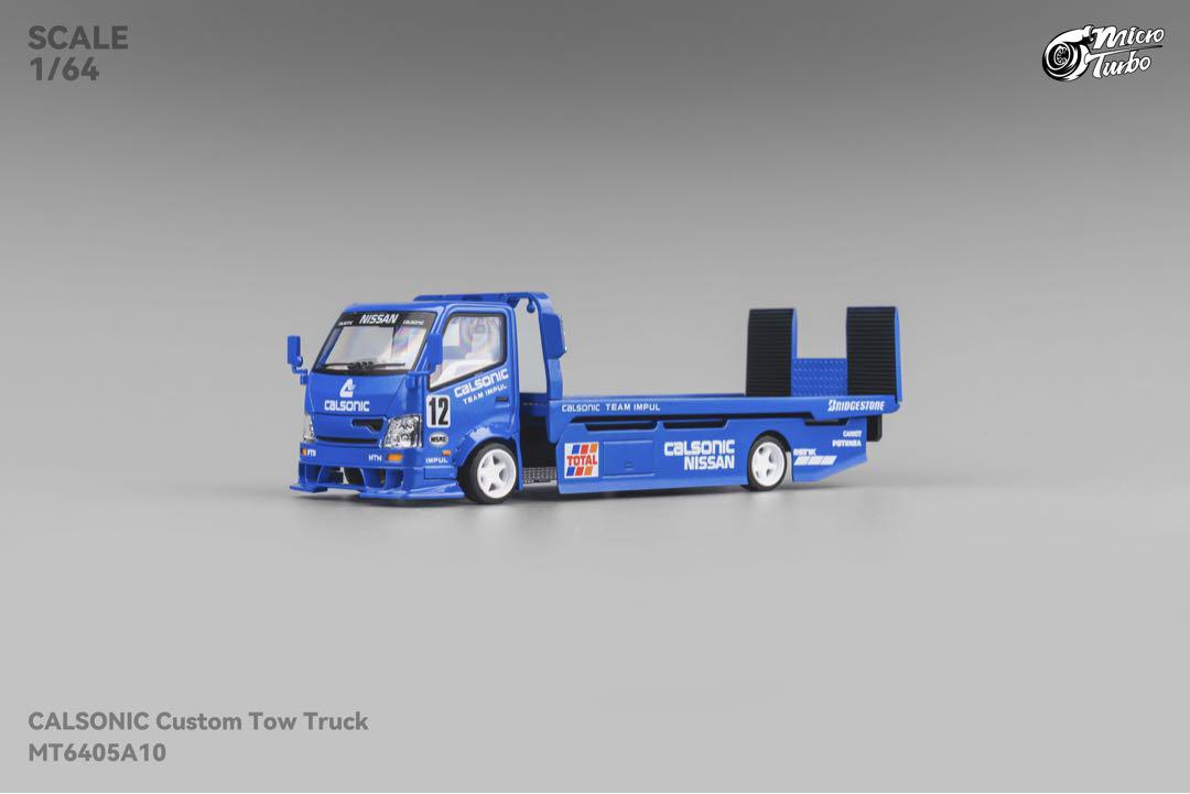 1/64 Micro turbo H300 カスタム 積載車 CALSONIC