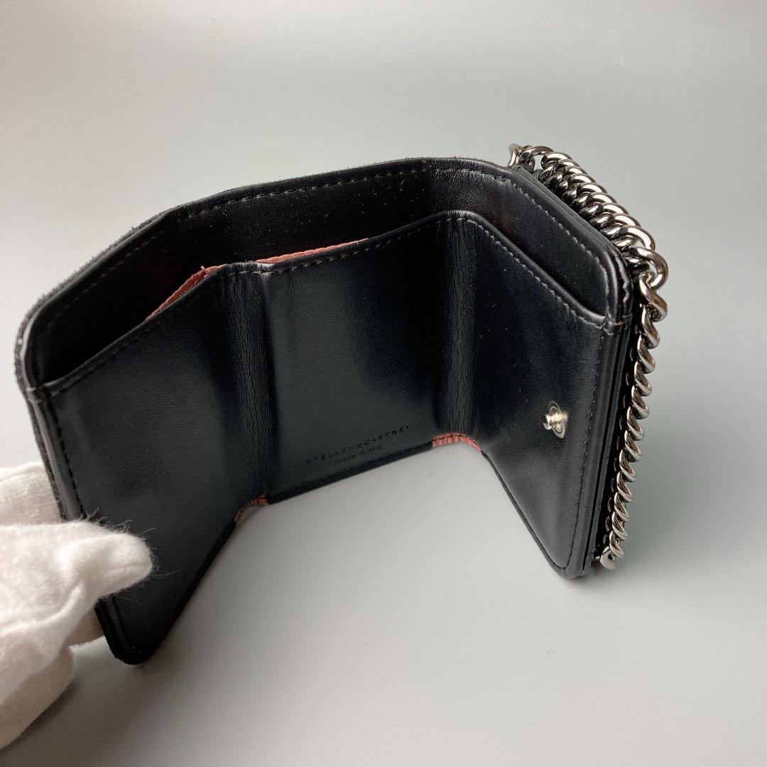 美品】ステラ・マッカートニー 三つ折り財布 ファラベラ レザー