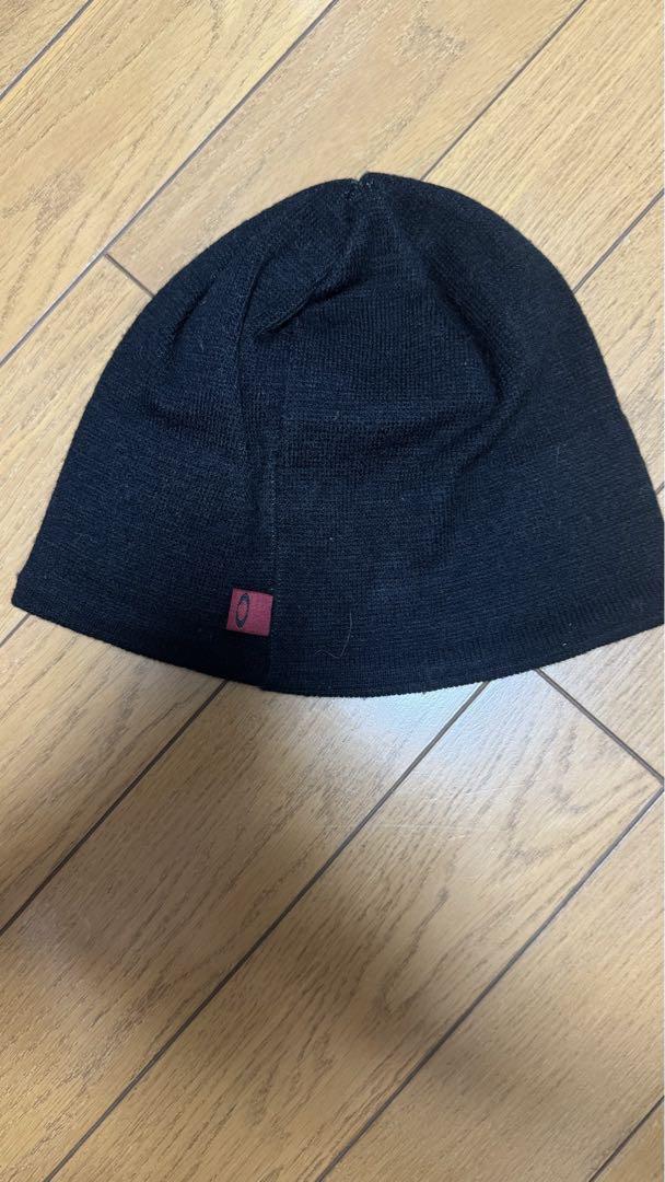 90s 00s Oakley ビーニー 赤タグ ギザロゴ スカルsoftware