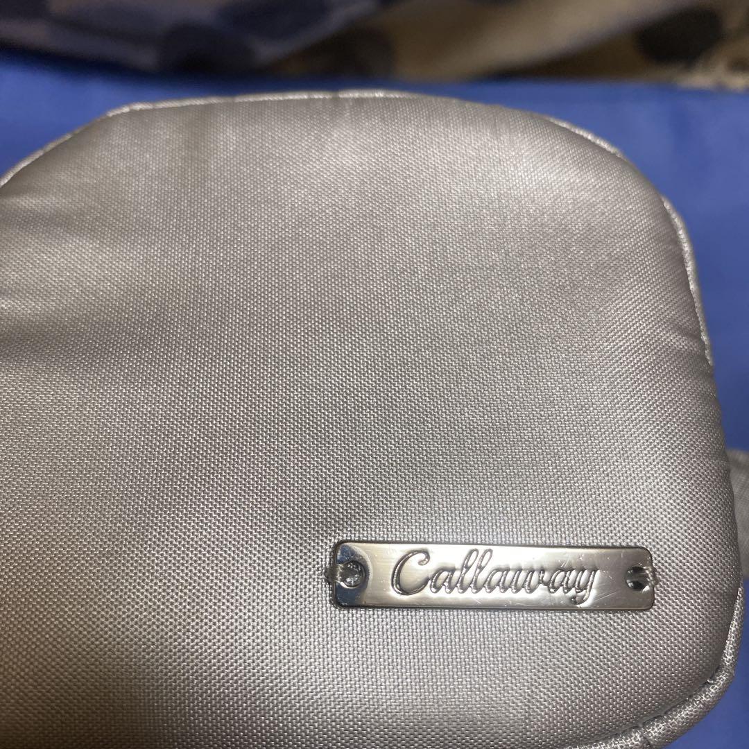 【美品】Callaway シルバー ポーチ付きベルト