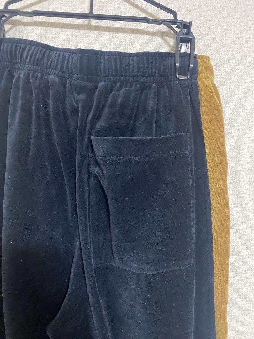 PHEENY サイドライン ベロアパンツ
