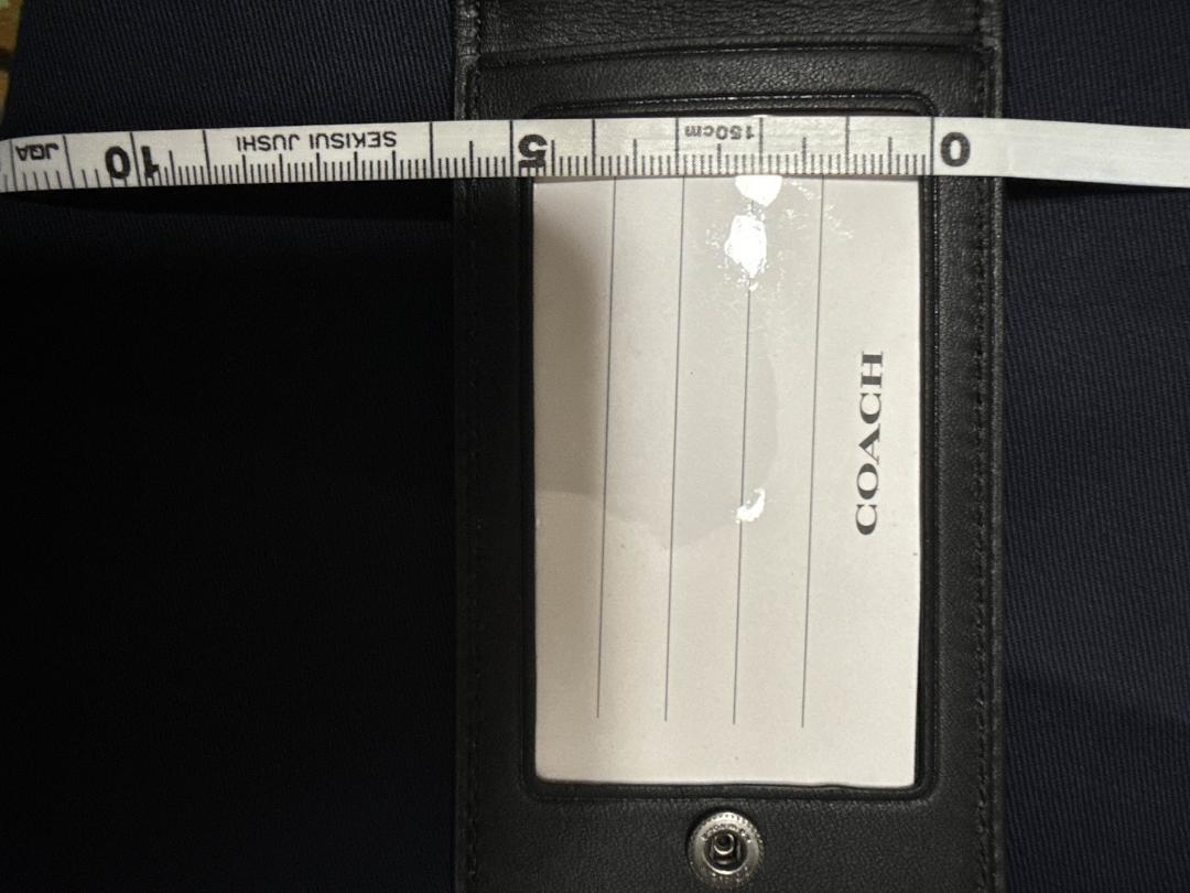 ◯SALE◯　コーチ COACH ネームタグ ラゲッジタグ グリーンマルチ